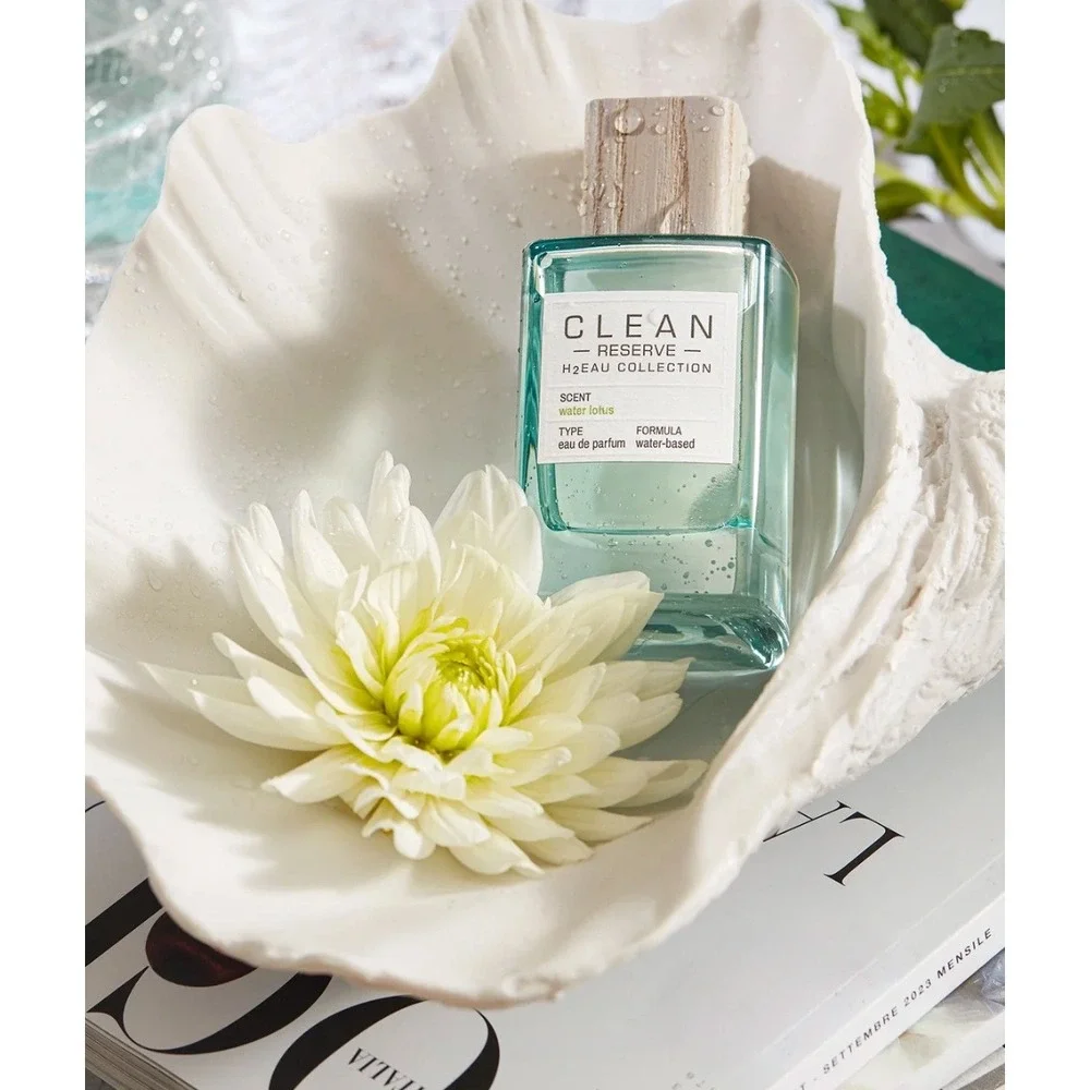 CLEAN Reserve H2EAU Water Lotus 3.4oz 100mL EDP Tester w Box New Sealed